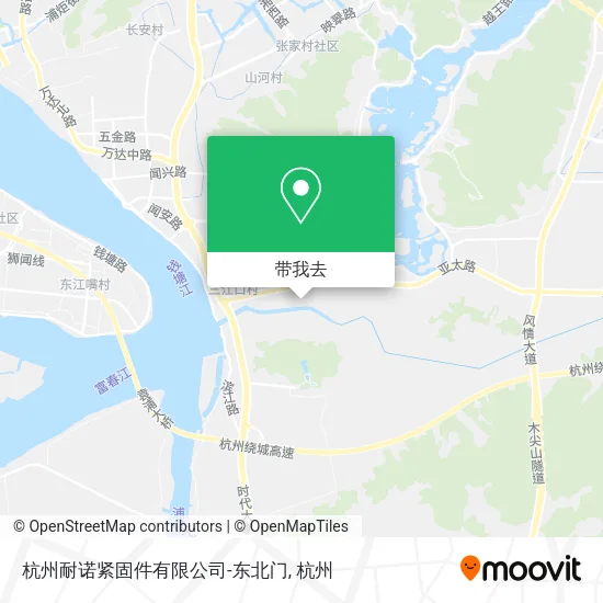 杭州耐诺紧固件有限公司-东北门地图