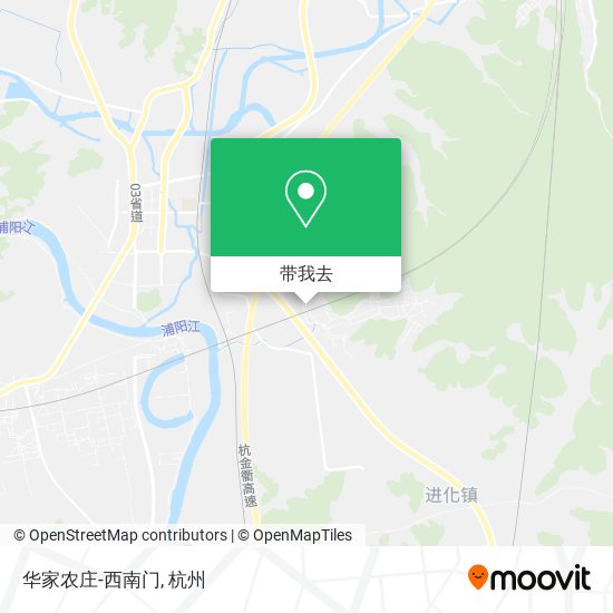 华家农庄-西南门地图