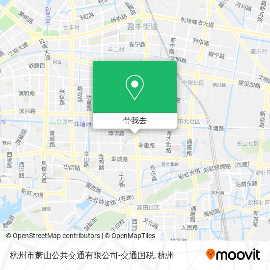 杭州市萧山公共交通有限公司-交通国税地图