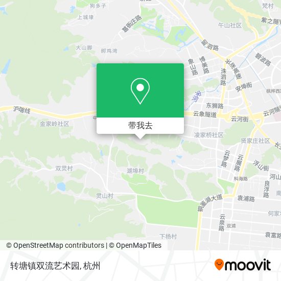 转塘镇双流艺术园地图