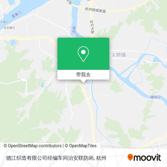 德江织造有限公司经编车间治安联防岗地图