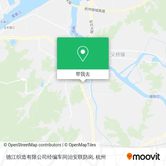 德江织造有限公司经编车间治安联防岗地图