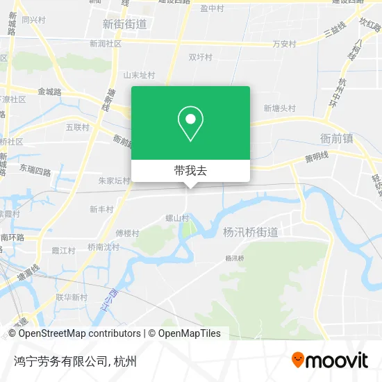 鸿宁劳务有限公司地图
