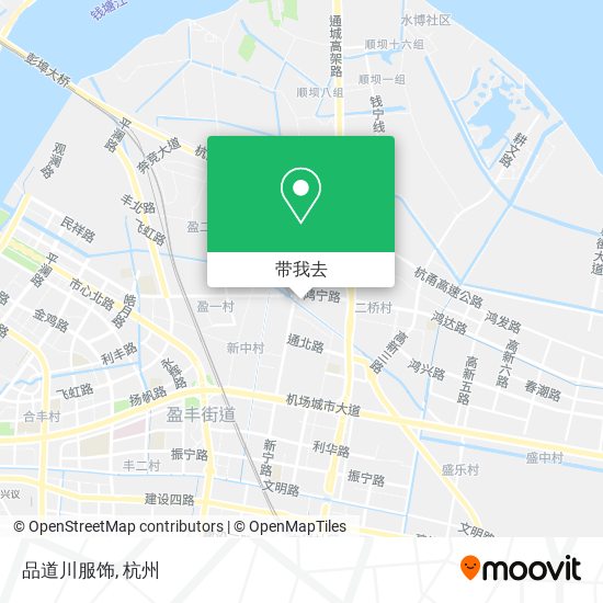 品道川服饰地图