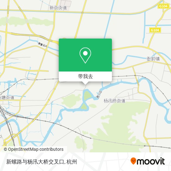 新螺路与杨汛大桥交叉口地图
