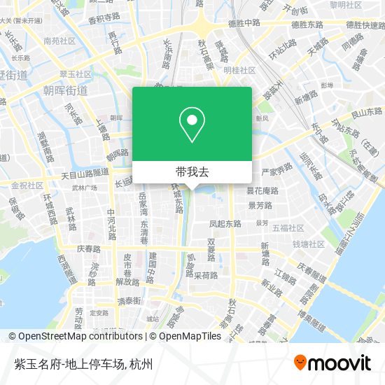 紫玉名府-地上停车场地图