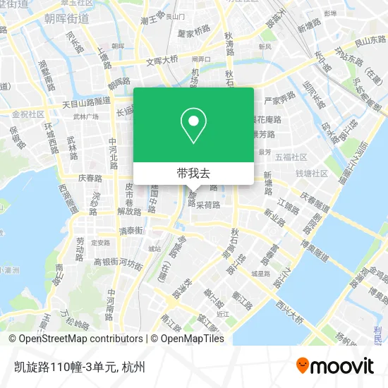 凯旋路110幢-3单元地图