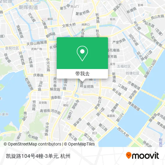 凯旋路104号4幢-3单元地图