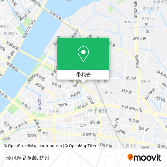 玲娟精品童装地图