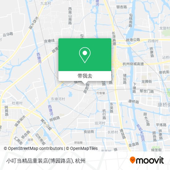 小叮当精品童装店(博园路店)地图