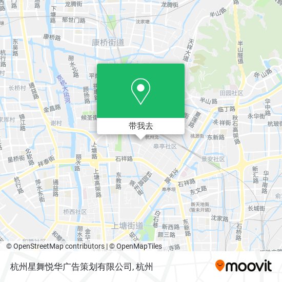 杭州星舞悦华广告策划有限公司地图