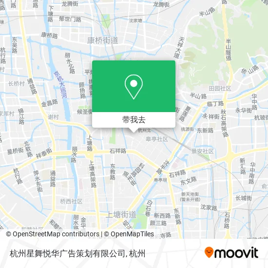 杭州星舞悦华广告策划有限公司地图
