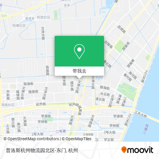 普洛斯杭州物流园北区-东门地图