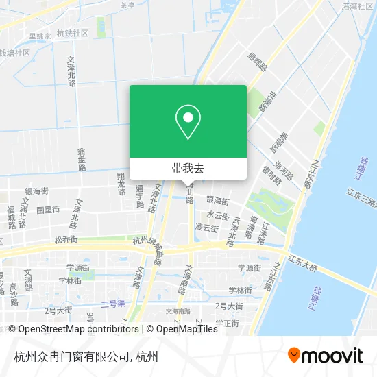 杭州众冉门窗有限公司地图