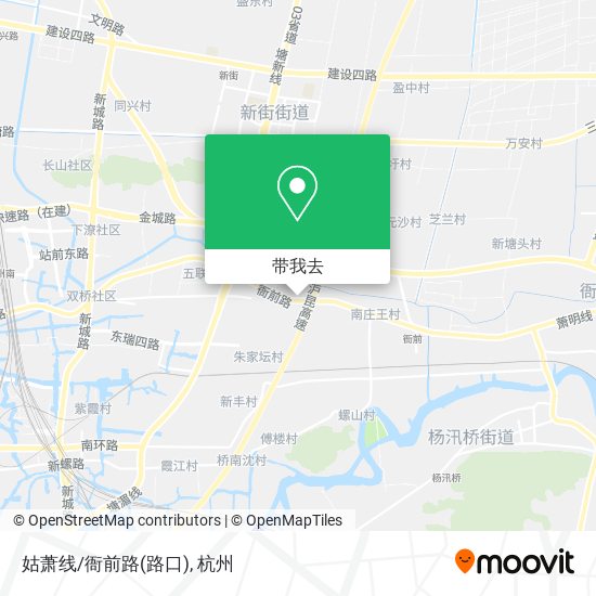 姑萧线/衙前路(路口)地图