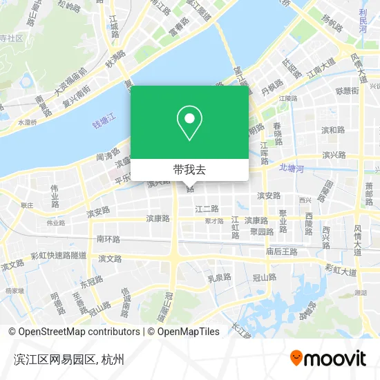 滨江区网易园区地图