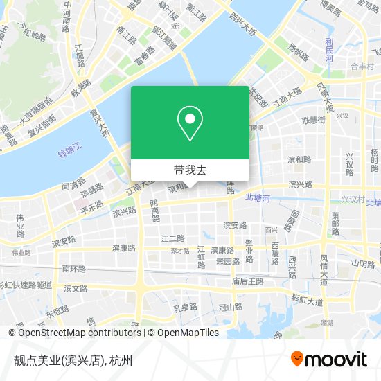 靓点美业(滨兴店)地图