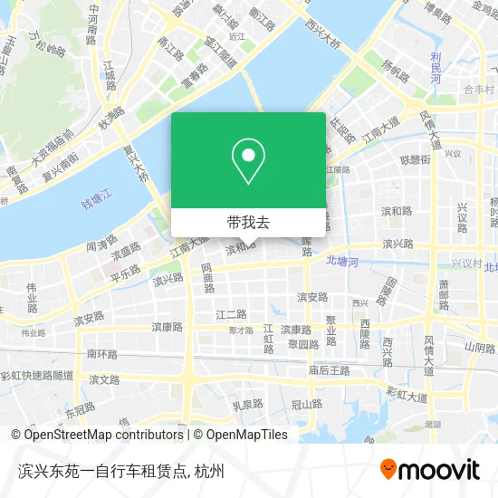 滨兴东苑一自行车租赁点地图
