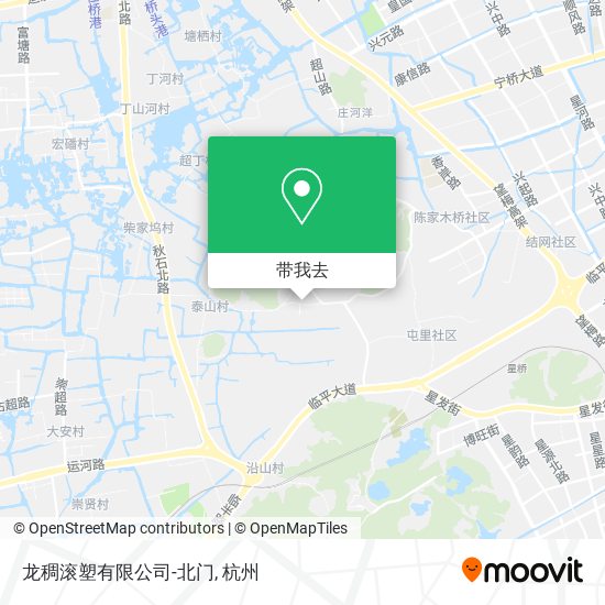 龙稠滚塑有限公司-北门地图