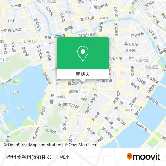 稠州金融租赁有限公司地图