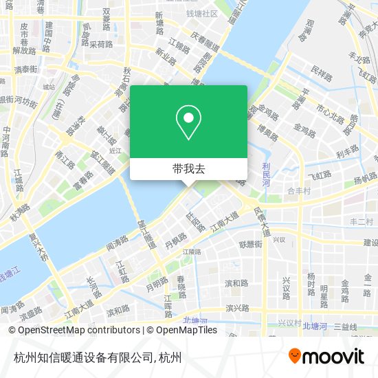 杭州知信暖通设备有限公司地图