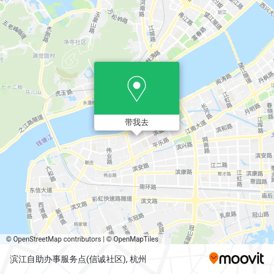 滨江自助办事服务点(信诚社区)地图