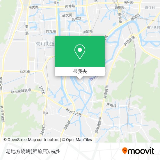 老地方烧烤(所前店)地图