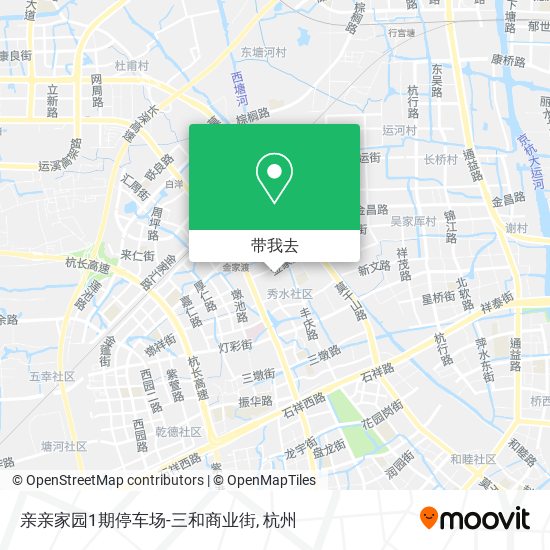 亲亲家园1期停车场-三和商业街地图