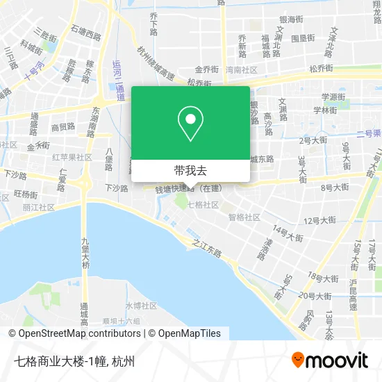 七格商业大楼-1幢地图