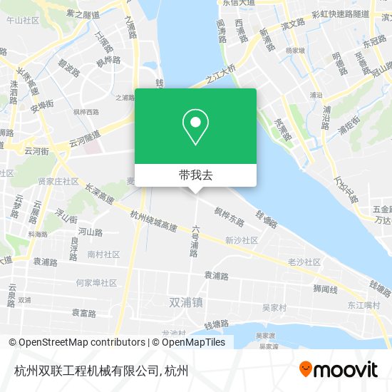 杭州双联工程机械有限公司地图