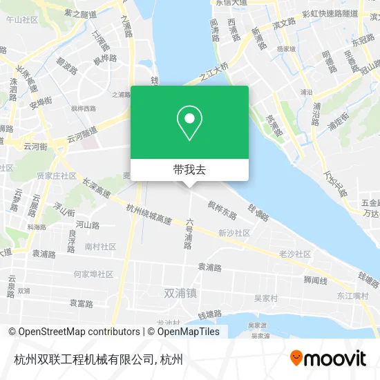 杭州双联工程机械有限公司地图