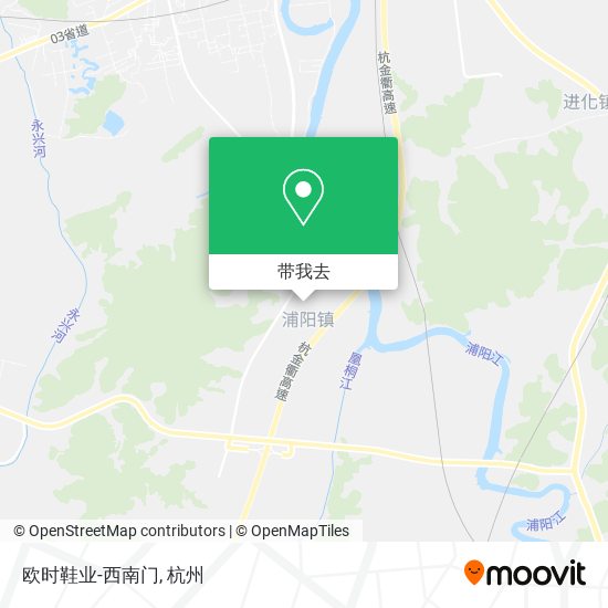 欧时鞋业-西南门地图