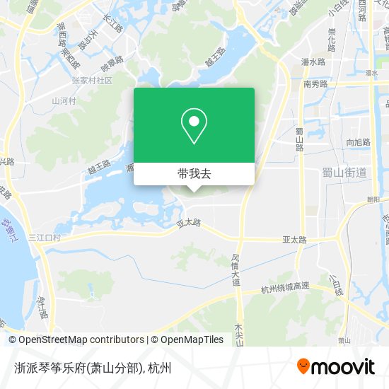 浙派琴筝乐府(萧山分部)地图