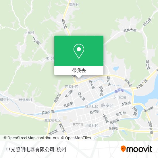 申光照明电器有限公司地图