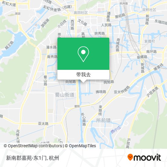 新南郡嘉苑-东1门地图