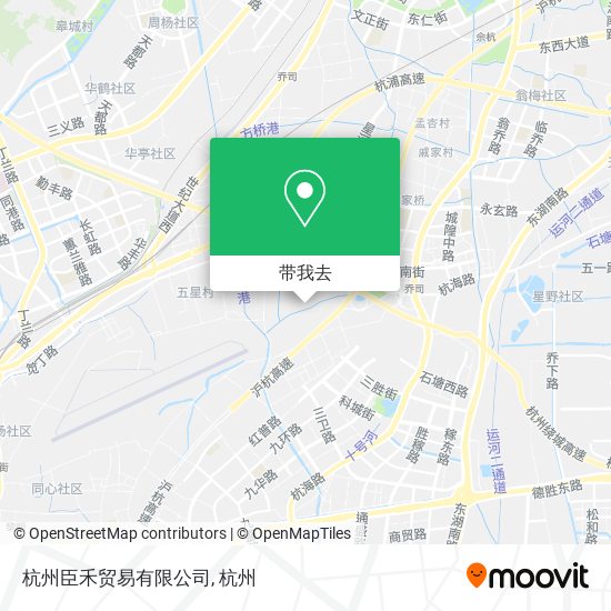 杭州臣禾贸易有限公司地图