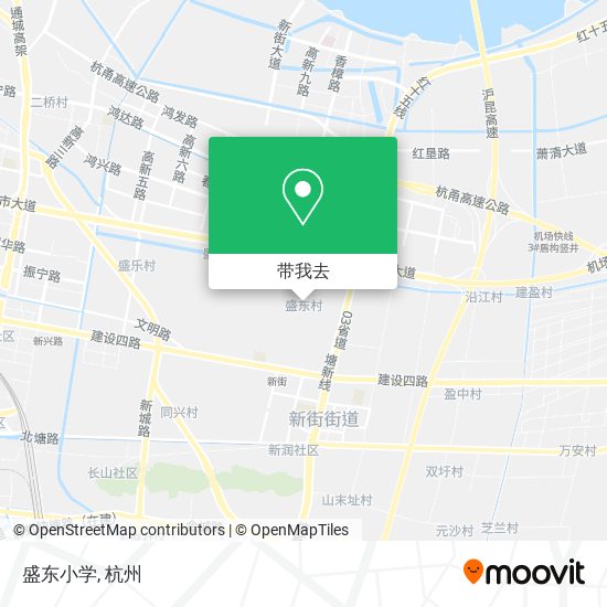 盛东小学地图