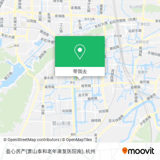 盈心房产(萧山泰和老年康复医院南)地图