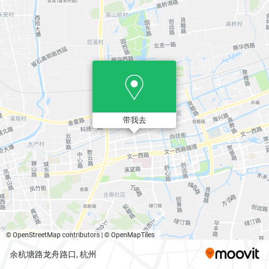 余杭塘路龙舟路口地图