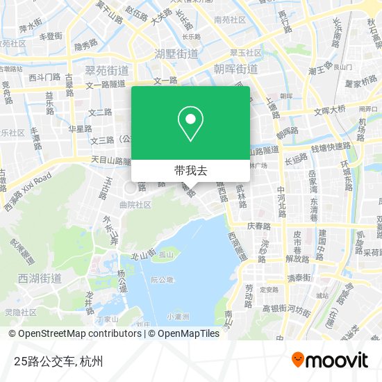 25路公交车地图