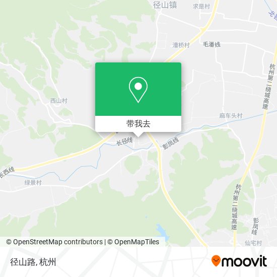 径山路地图