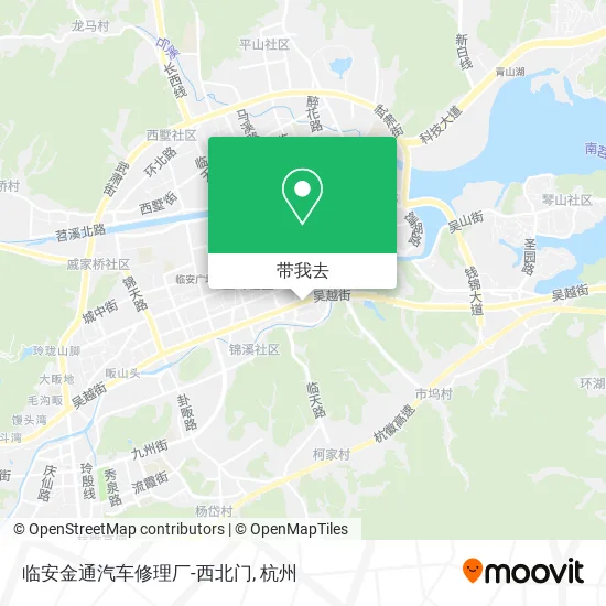 临安金通汽车修理厂-西北门地图