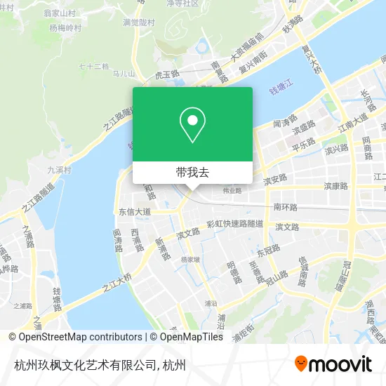 杭州玖枫文化艺术有限公司地图