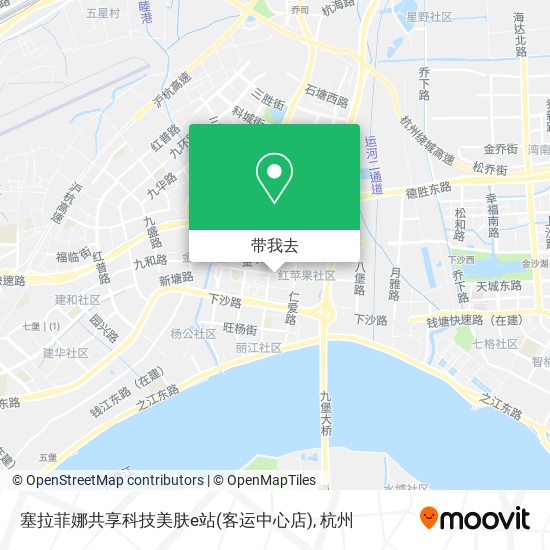 塞拉菲娜共享科技美肤e站(客运中心店)地图