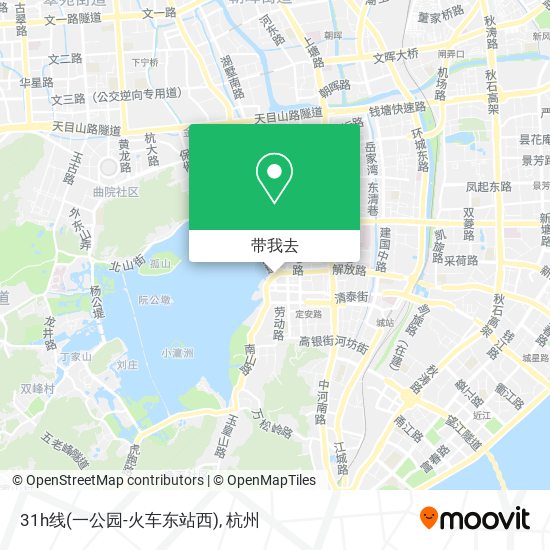 31h线(一公园-火车东站西)地图