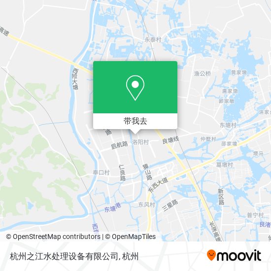 杭州之江水处理设备有限公司地图