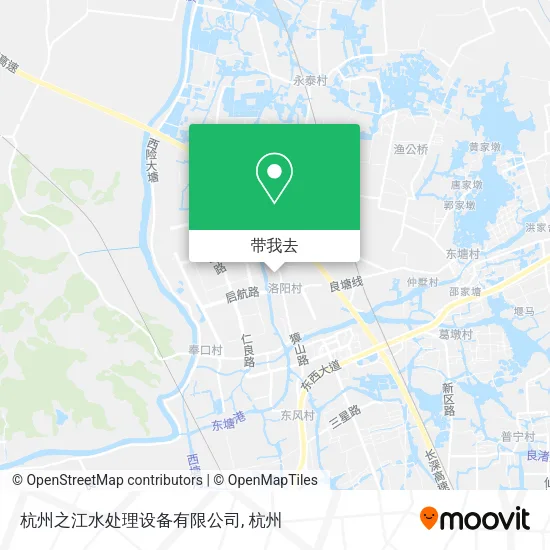 杭州之江水处理设备有限公司地图