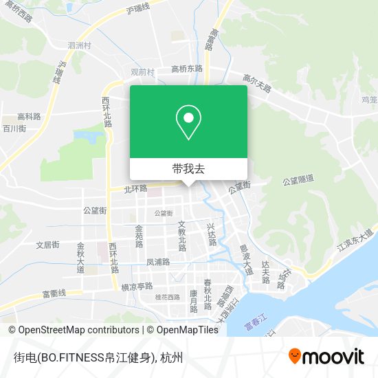 街电(BO.FITNESS帛江健身)地图