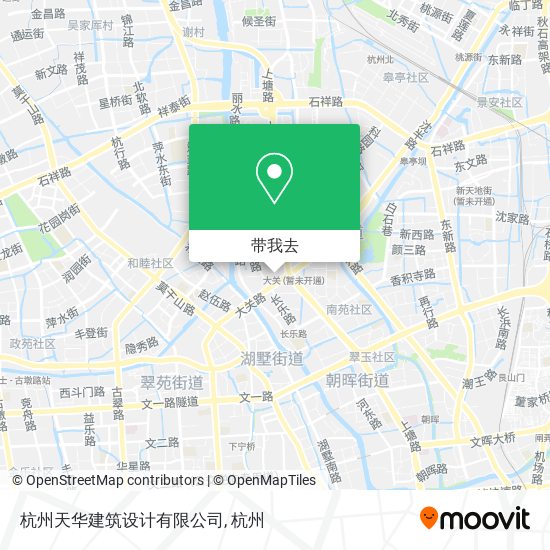 杭州天华建筑设计有限公司地图