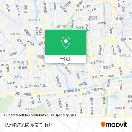 杭州歌舞剧院-东南门地图